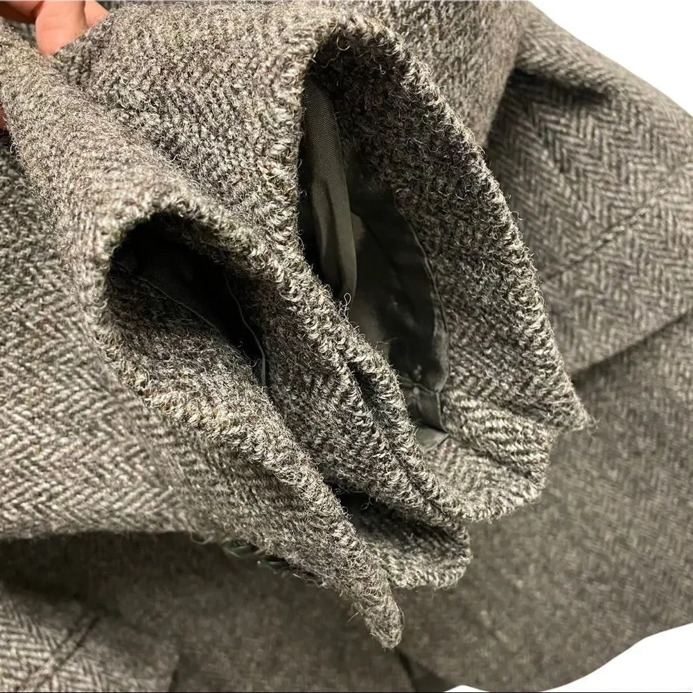 HARRIS TWEED Vintage Hand Woven Wool Blazer 46L - Picture 7 of 11